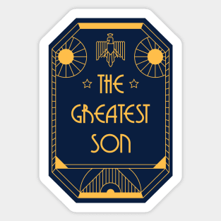 The Greatest Son - Art Deco Medal of Honor Sticker